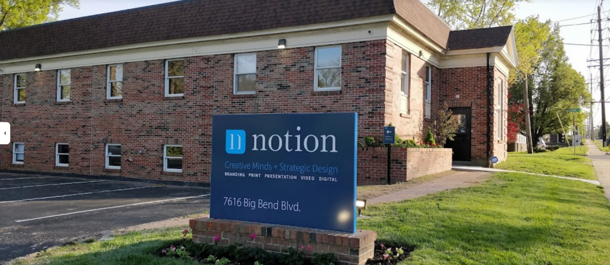 Exterior of the Notion office.