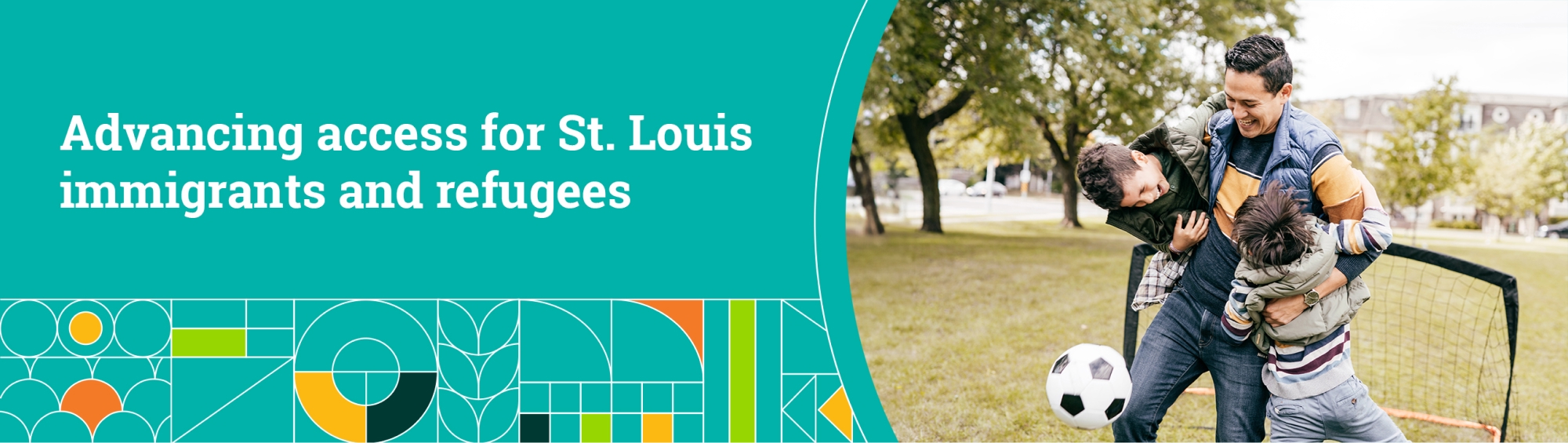 Banner: Advancing access for St. Louis immigrants and refugees